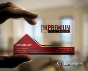 Design de Carte de Visite par SL Designer pour Premium General Builders | Design : #20972947