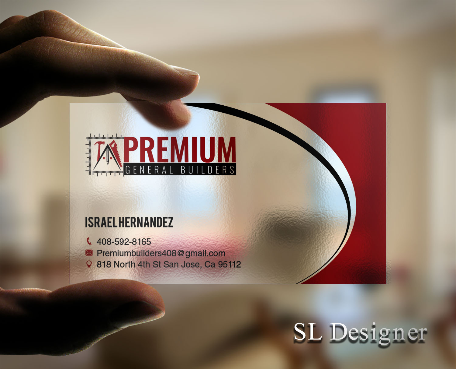 Design de Carte de Visite par SL Designer pour Premium General Builders | Design #20972949