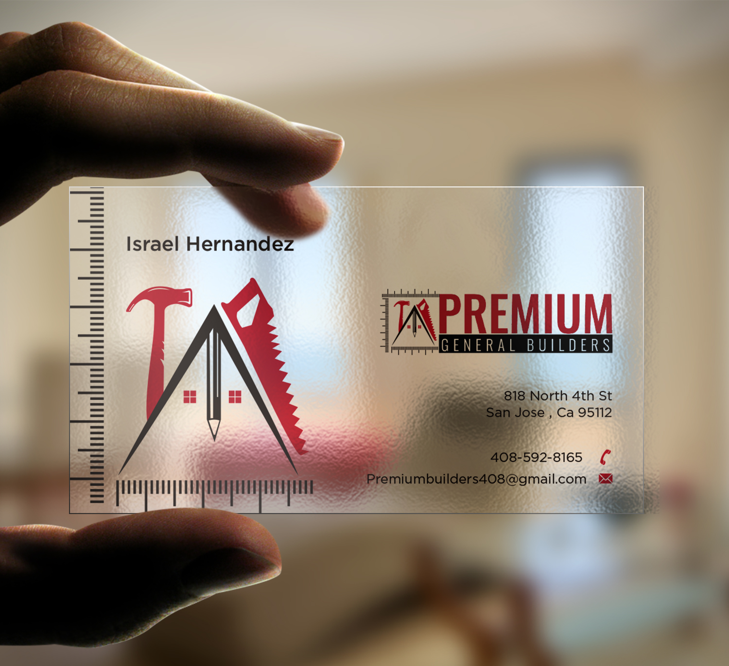 Design de Carte de Visite par haru_ichiban pour Premium General Builders | Design #20973051