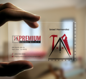Design de Carte de Visite par haru_ichiban pour Premium General Builders | Design : #20973063