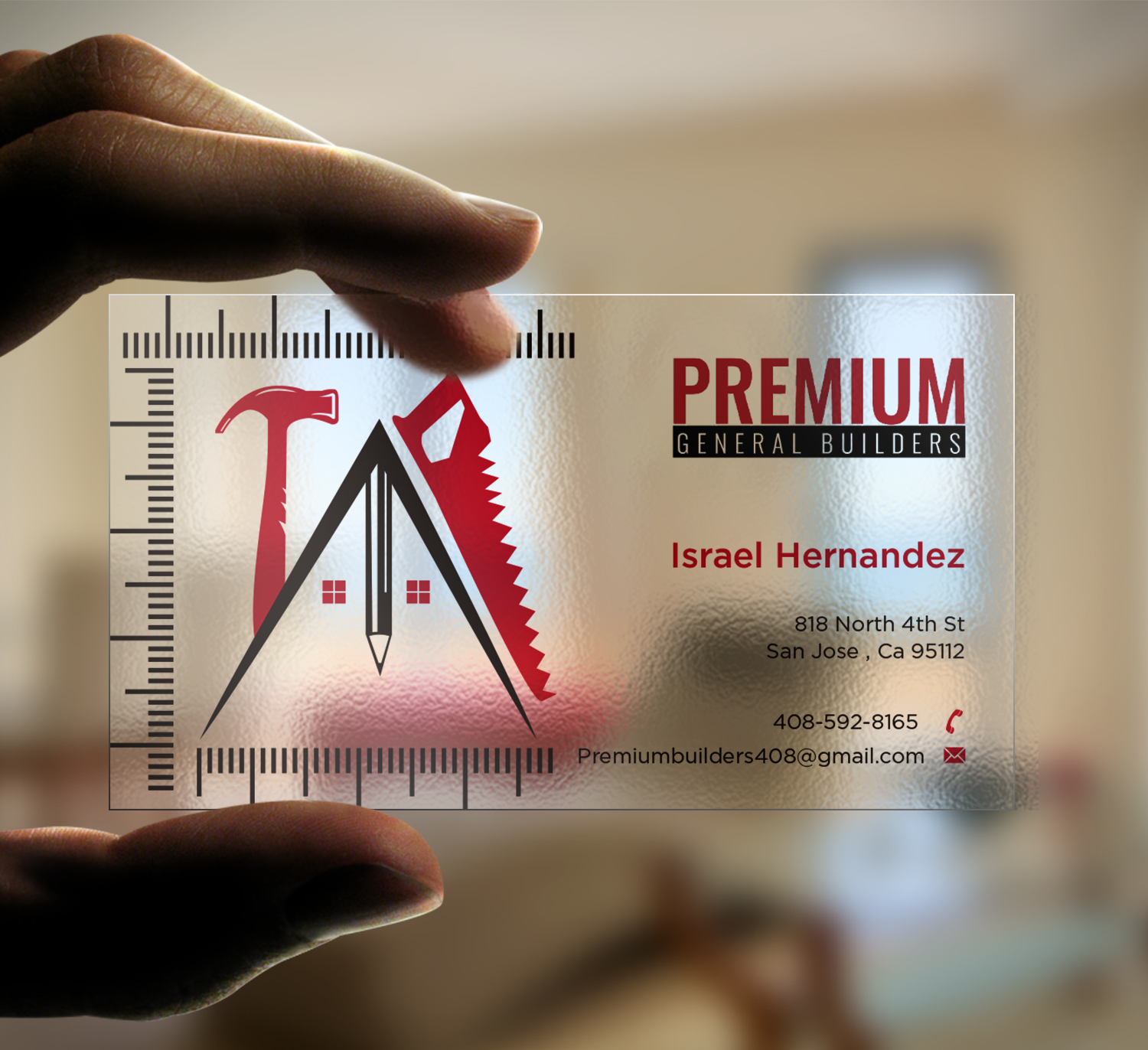 Design de Carte de Visite par haru_ichiban pour Premium General Builders | Design #20973066