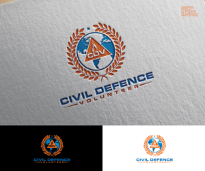 Civil Defence Volunteer CDV | Logo Design by step forward 2