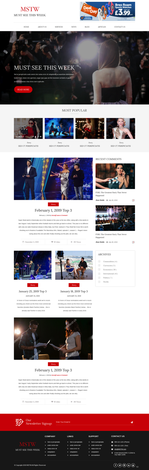 Web Design par pb pour ce projet | Design #20979028
