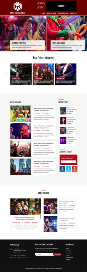 Web Design by pb for this project | Design: #20979032