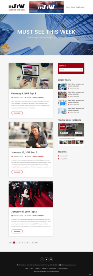 Web Design by pb for this project | Design: #20979044