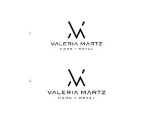 Valeria Martz  / horn + metal (second line) | Logo Design by aglaronde23