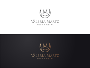 Valeria Martz  / horn + metal (second line) | Logo Design by Atvento Graphics