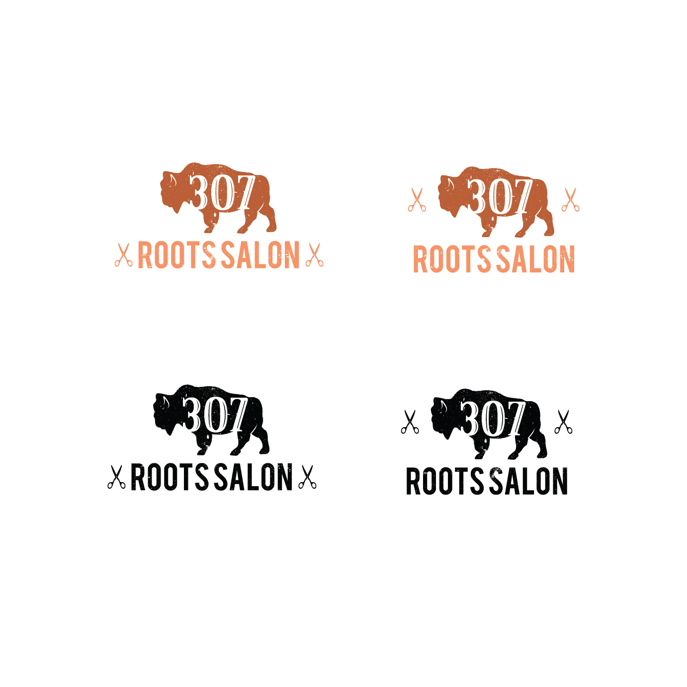Logo Design by Ves-Boycheva for 307 Roots Salon  | Design #21035546