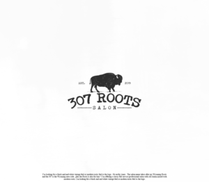 Logo Design by GBDESIGN for 307 Roots Salon  | Design: #21042788