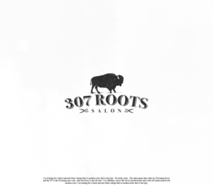 Logo Design by GBDESIGN for 307 Roots Salon  | Design: #21052773
