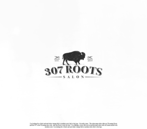Logo Design by GBDESIGN for 307 Roots Salon  | Design: #21052824