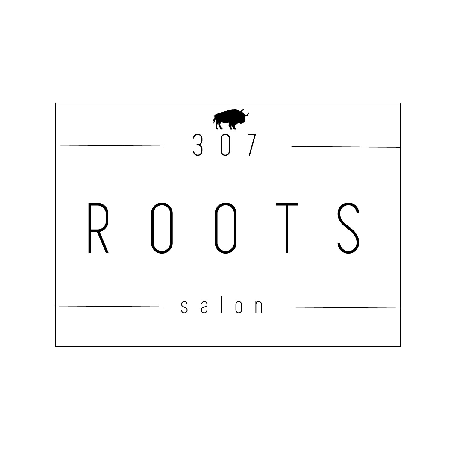 Logo Design by Chadera for 307 Roots Salon  | Design #21023629