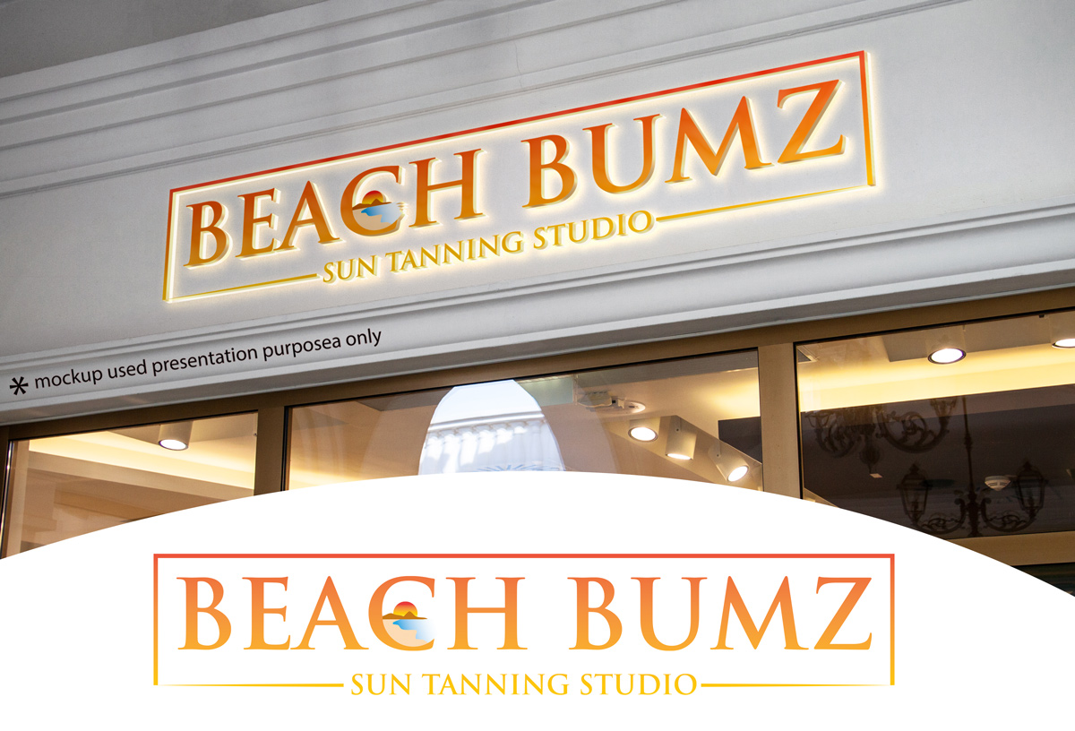 Logo Design by A S design @ for Beach Bumz Sun Tanning Studio | Design #20999695