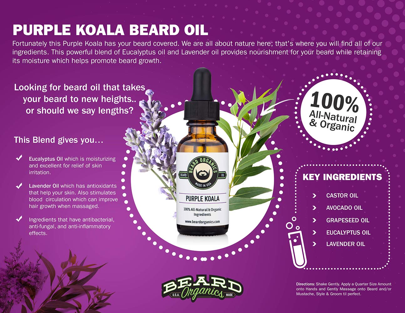 Graphic Design by chipchip15 for Beard Organics LLC | Design #20982650