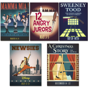 2019 Theater Season Posters | Poster Design by Wally_F