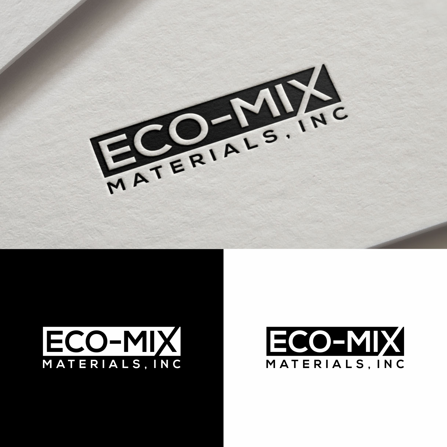 Logo Design by saher khan 2 for Eco-Mix, Inc. | Design #20986936