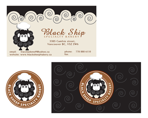 Black Sheep Specialty Bakery needs a logo | Diseño de Tarjeta de Presentación por briliana