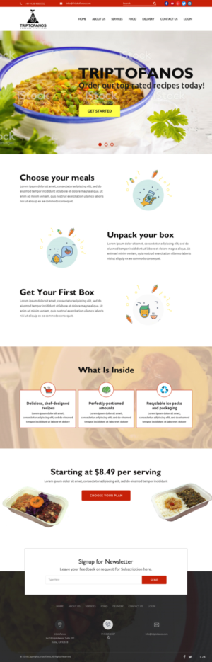 Web Design by pb for this project | Design: #20987581
