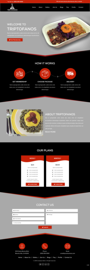 Web Design by pb for this project | Design: #20987582