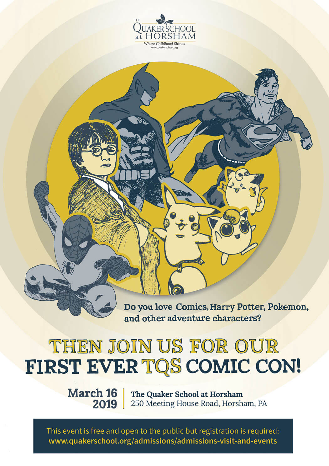 Poster Design by cherry for The Quaker School | Design #21022947