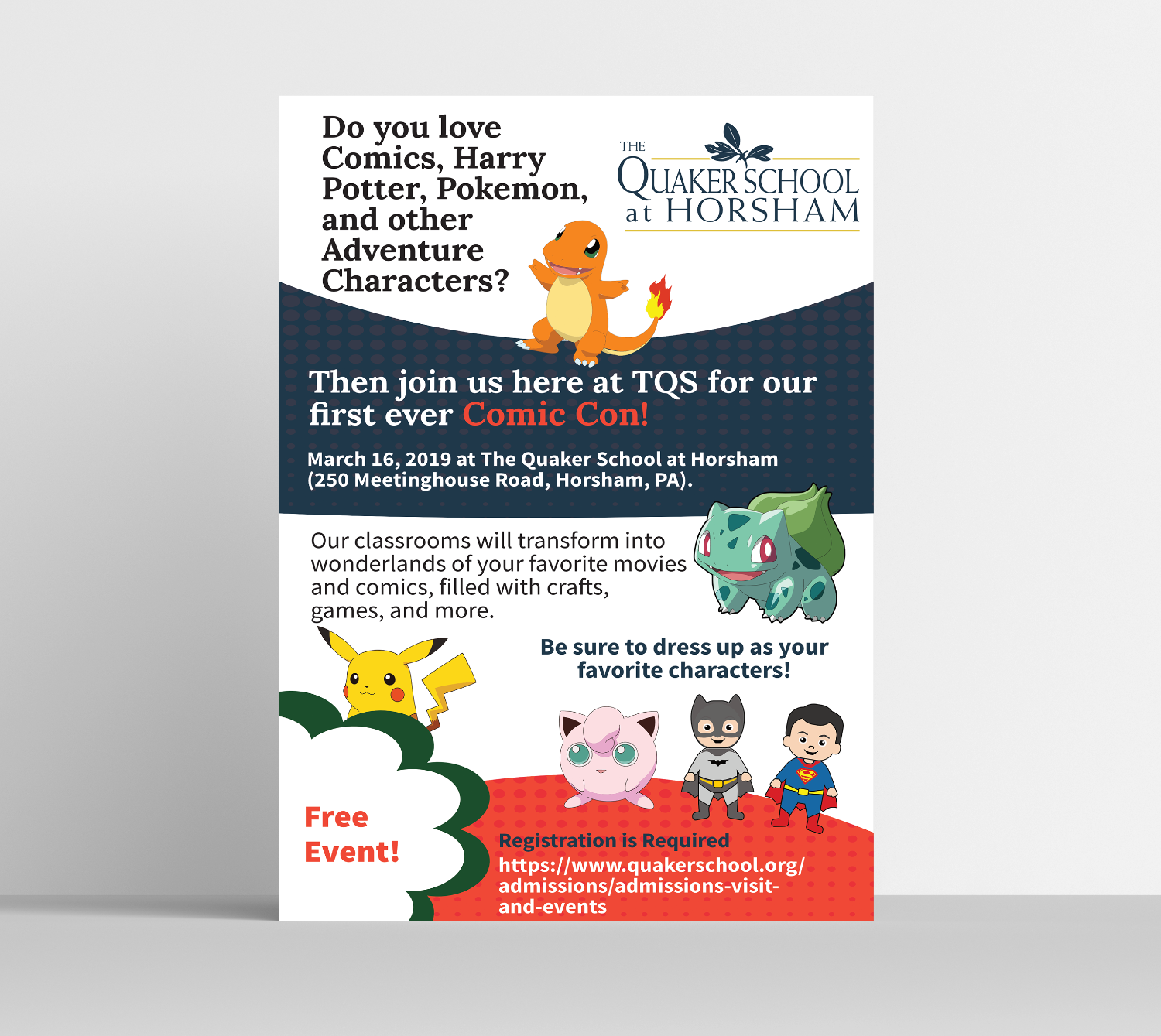 Poster Design by Kreative Life for The Quaker School | Design #20980701