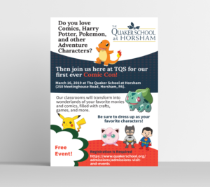 Design de Poster par Khanh Ly Le pour The Quaker School | Design #20980701