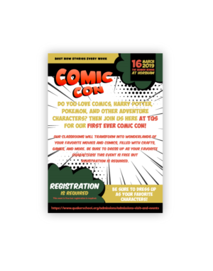 Comic Con Poster  | Poster-Design von Sayari 3