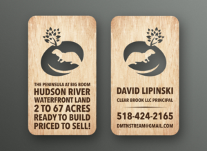 THE PENINSULA AT BIG BOOM     HUDSON RIVER WATERFRONT LAND | Diseño de Tarjeta de Presentación por MPStudio