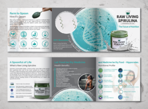 Flyer Design by alex989 for Raw Living Spirulina | Design: #21039479
