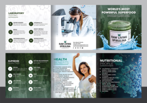 Flyer Design by Deziners Zone for Raw Living Spirulina | Design: #21002154
