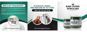 Flyer Design by LAXMI DESIGNHUB for Raw Living Spirulina | Design: #21021882