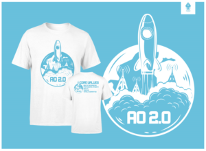 AO 2.0 - T-shirt Design - Alpha Omega Wireless | Diseño de Camiseta por mngkw