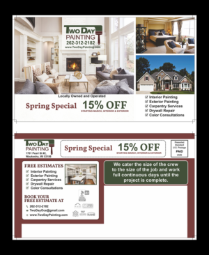 Business Postcard Mailer - 2 sided - 6 x 10.5 inches | Flyer Design by Fine Graphics House