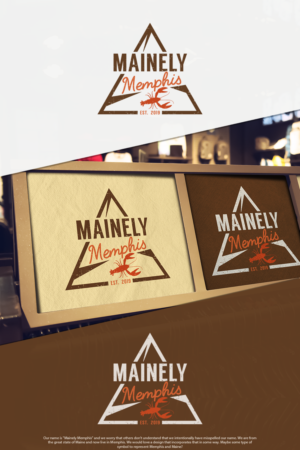 Mainely Memphis | Logo Design by GBDESIGN