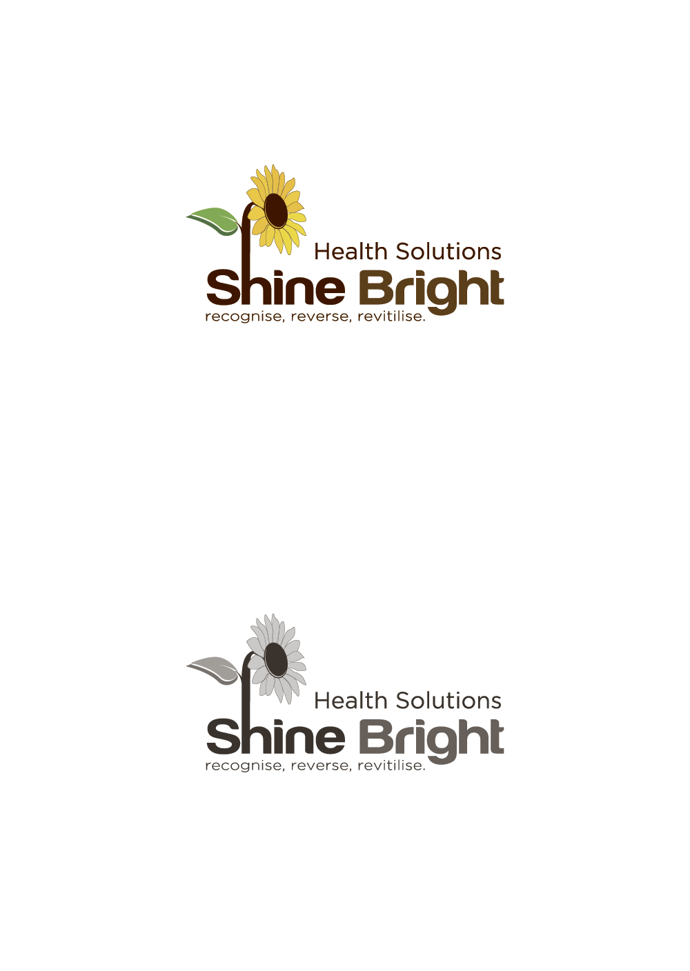 Logo Design by mosu for Shine Bright Health Coaching | Design #20996430