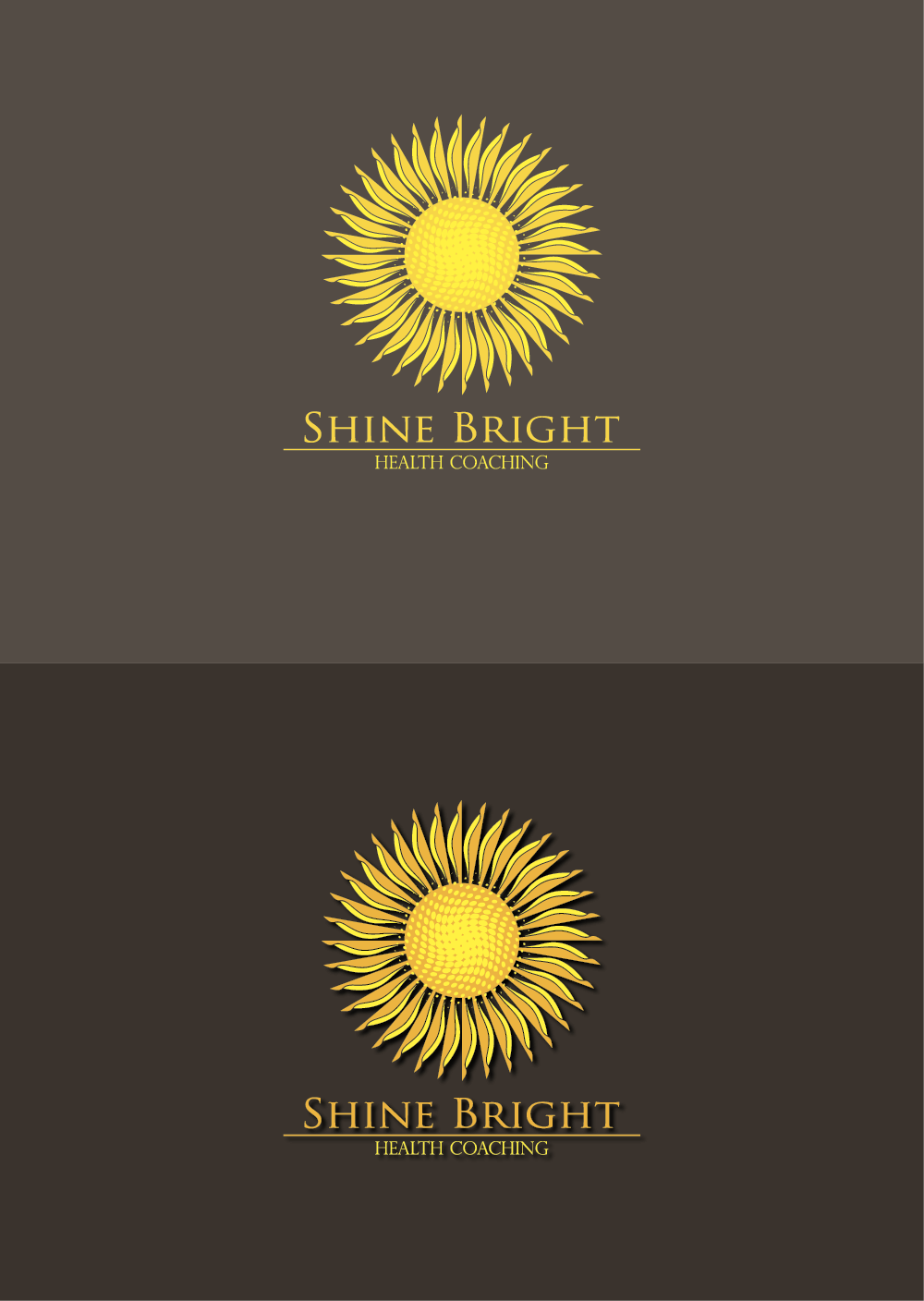 Logo Design by mosu for Shine Bright Health Coaching | Design #21023678