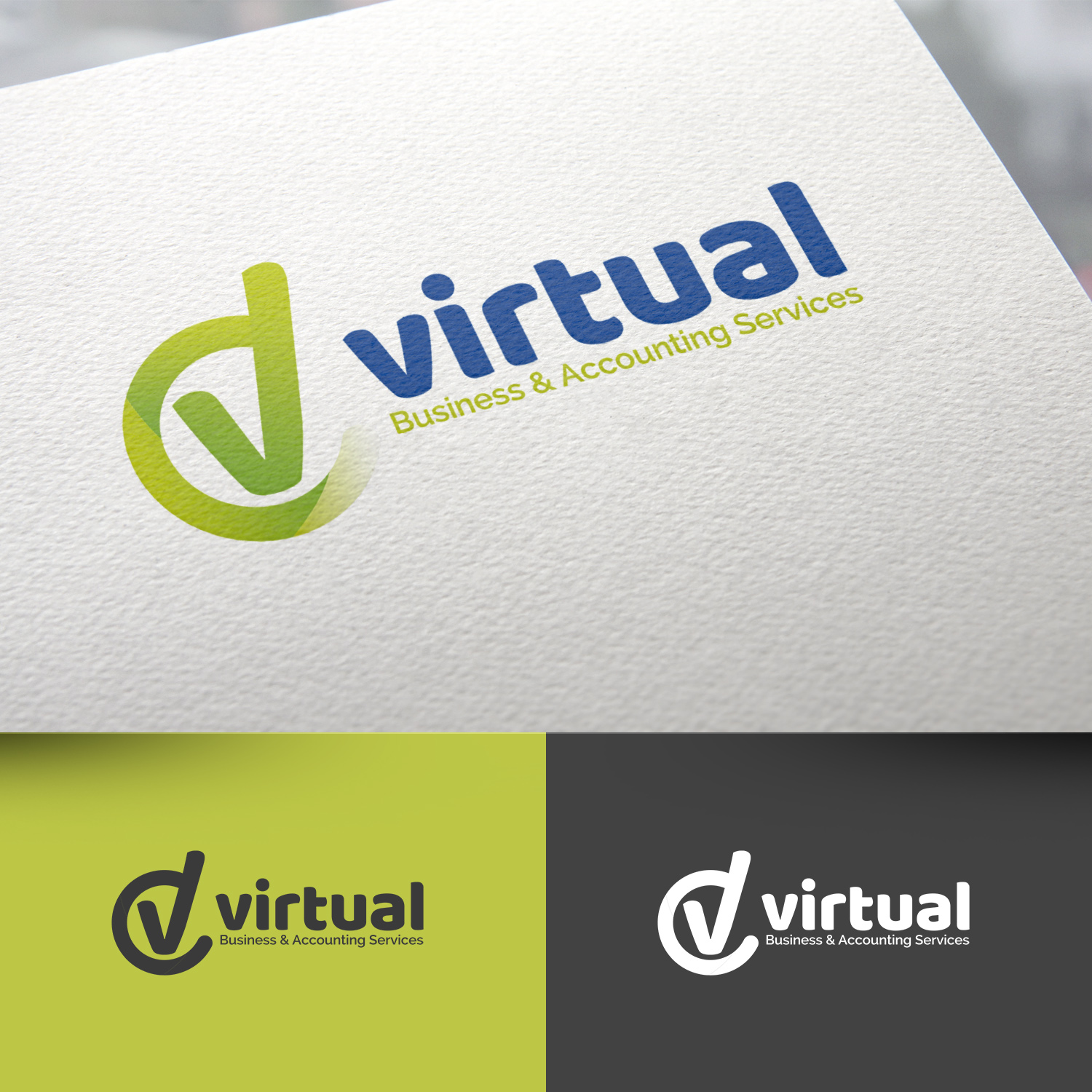 Logo-Design von rafaeldsgn für Virtual Business & Accounting Services | Design #21005024