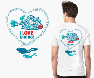 Dive Bequia - Can you turn this photo into a T shirt design for my scuba centre? | T-Shirt-Design von Buck Tornado