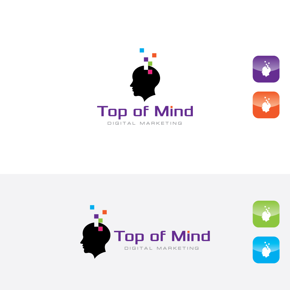 Logo Design by nandkumar for Top of Mind Digital Marketing | Design #20998222