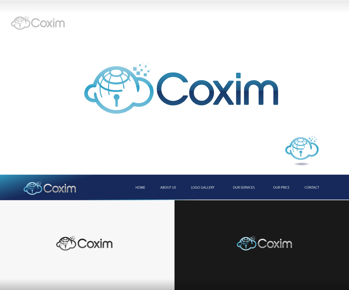 Logo Design by adigoofy 2 for Coxim | Design #21029805