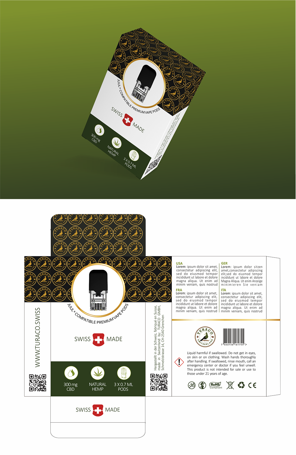 Design Emballage par Alpha_Creative pour pressogno  ag | Design #21098228