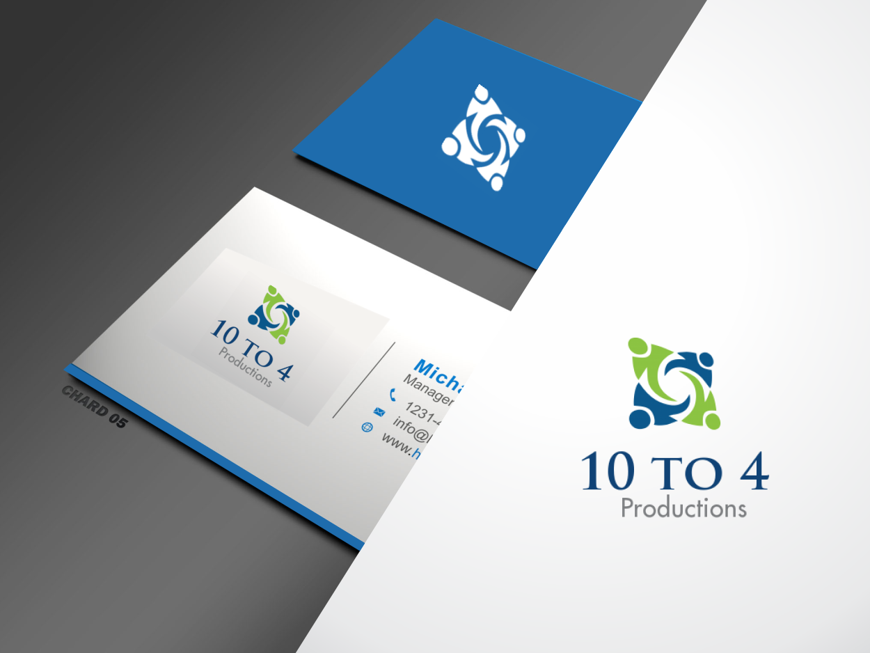 Logo Design by get2tows for 10 to 4 Productions Limited | Design #21004736