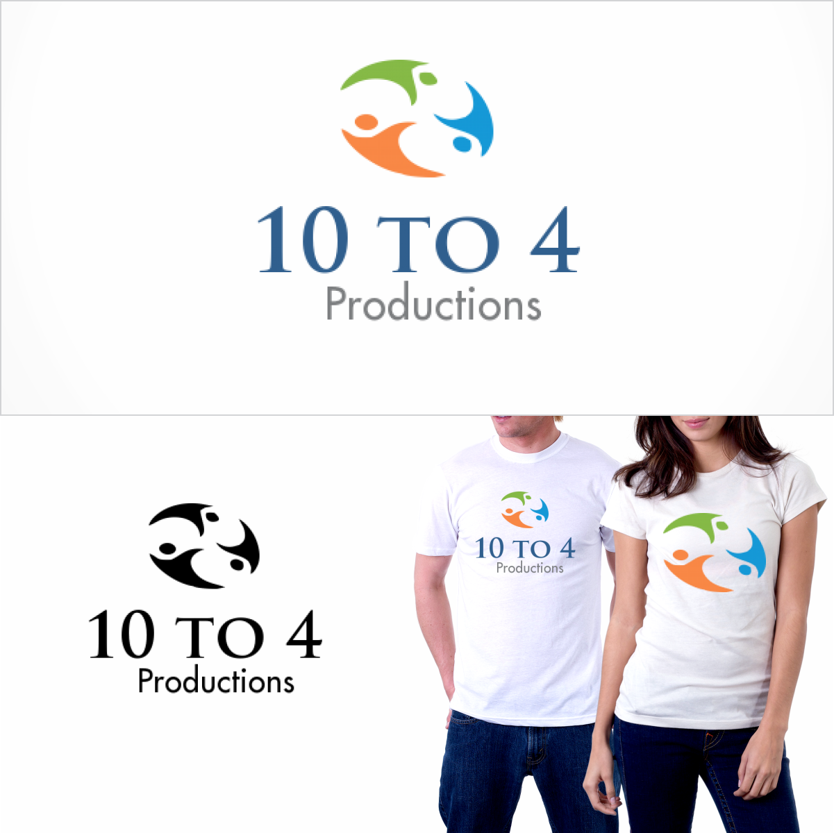 Logo Design by get2tows for 10 to 4 Productions Limited | Design #21004737