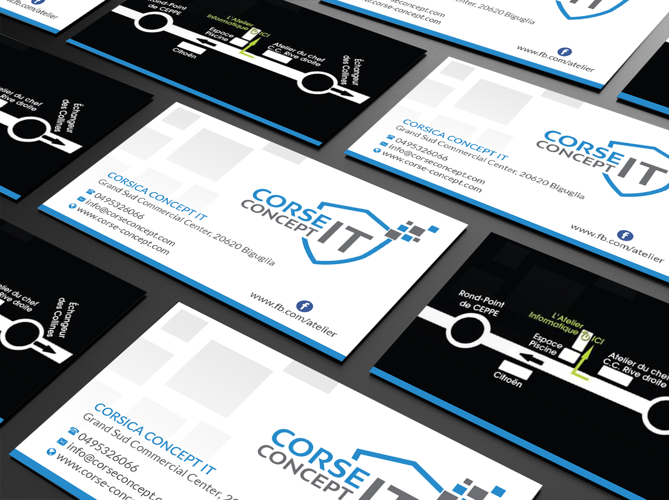 Business Card Design by Creations Box 2015 for Corse Concept | Design #21002877