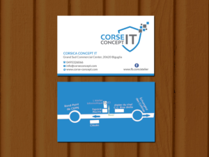 Design de Carte de Visite par Creations Box 2015 pour Corse Concept | Design : #21002882