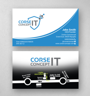 Design de Carte de Visite par chandrayaan.creative pour Corse Concept | Design : #21000686