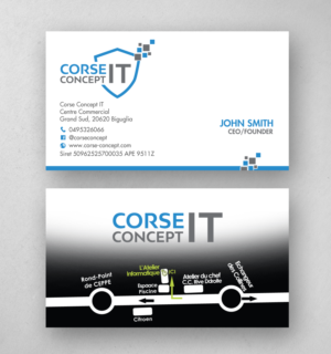 Design de Carte de Visite par chandrayaan.creative pour Corse Concept | Design : #21000690