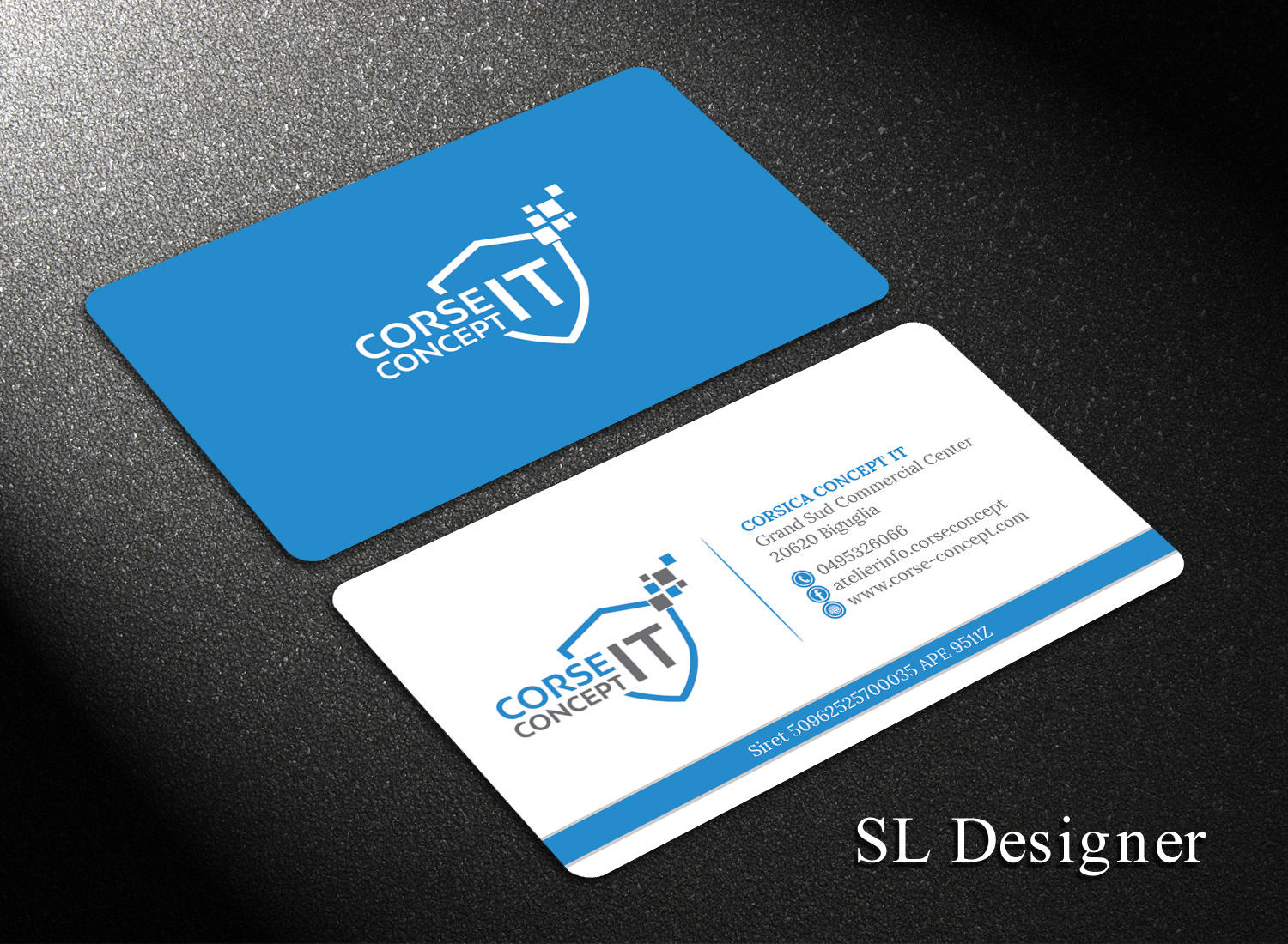 Business Card Design by SL Designer for Corse Concept | Design #20998978