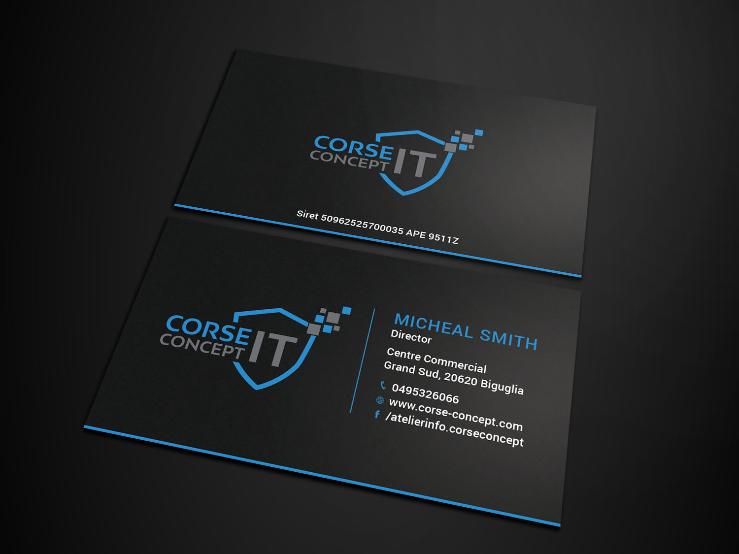 Visitenkarten-Design von Tripti Ranjan Gain für Corse Concept | Design #21026934