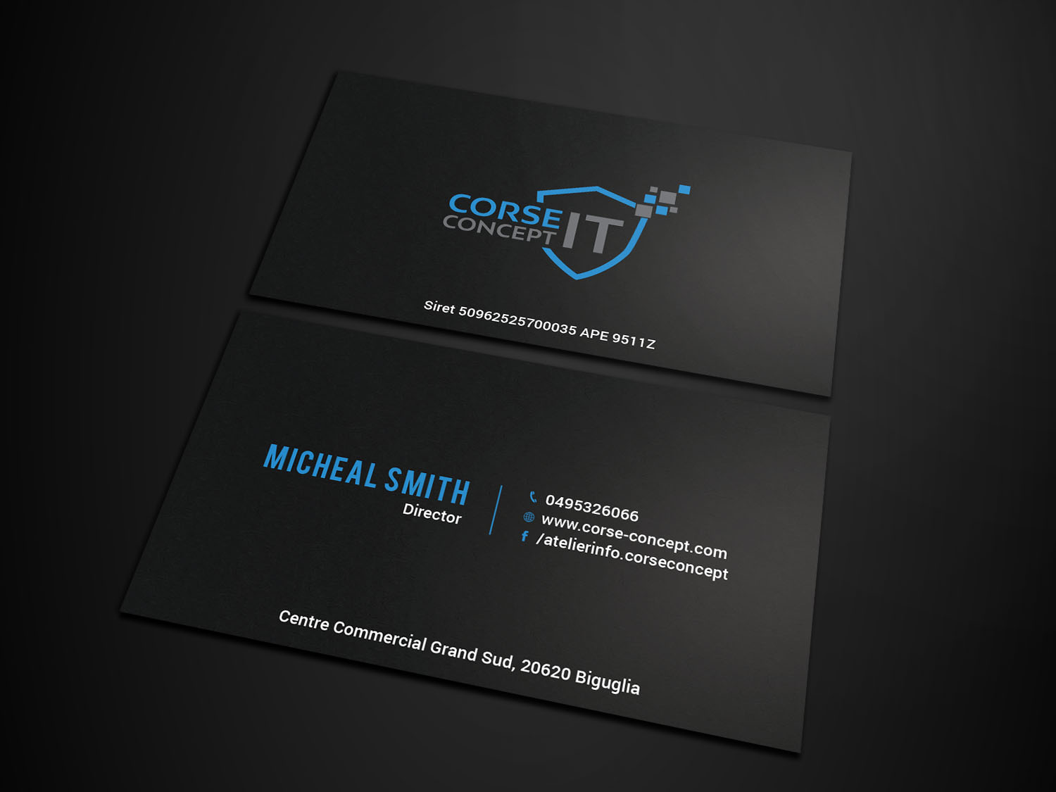 Business Card Design by Tripti Ranjan Gain for Corse Concept | Design #21026946